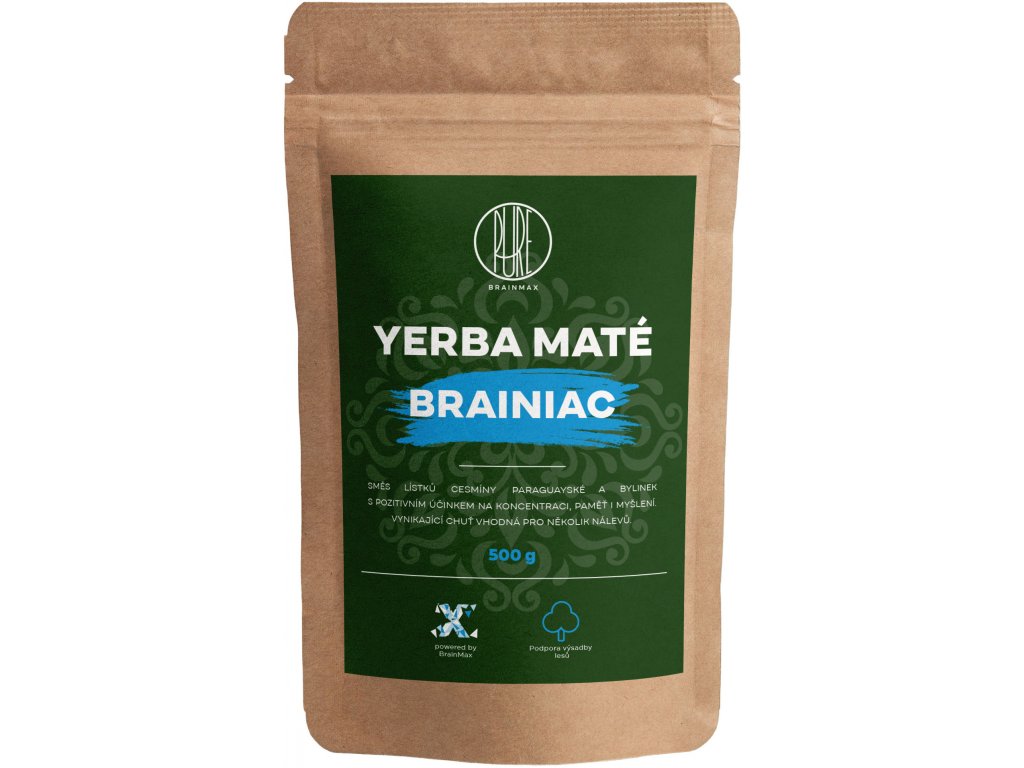 BrainMax Pure Organic Yerba Maté Afrodiziak 1000 g