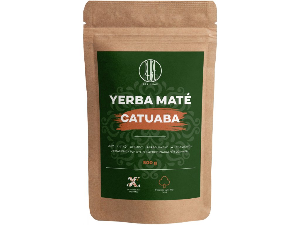 BrainMax Pure Organic Yerba Maté Catuaba 500 g