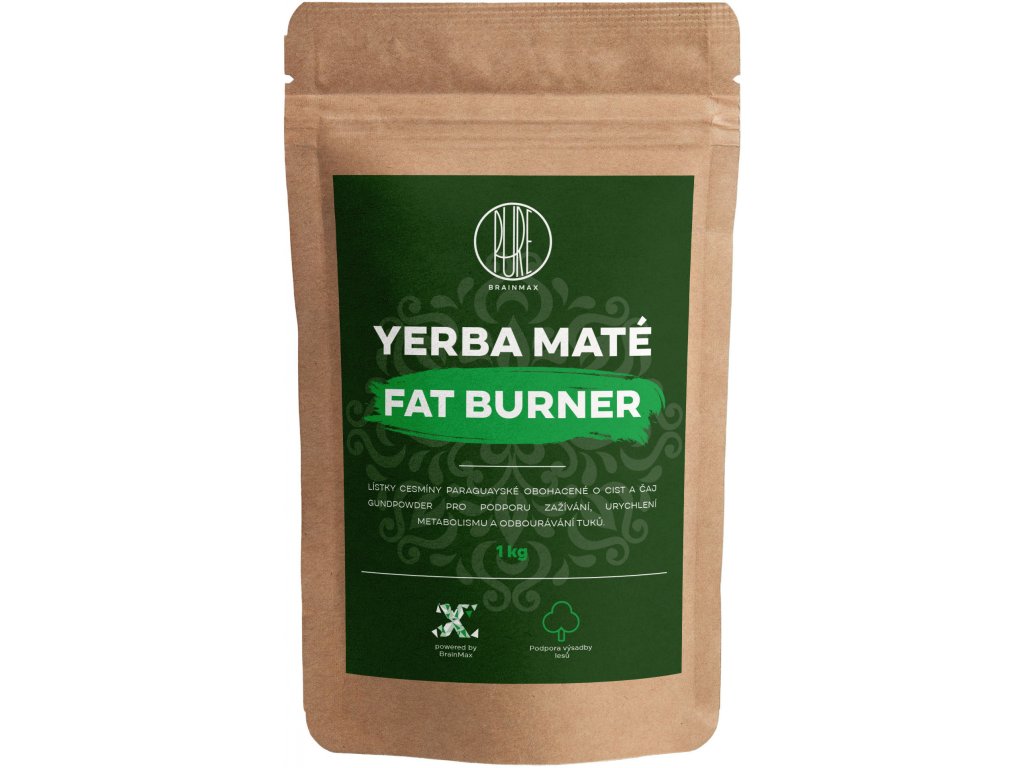 BrainMax Pure Organic Yerba Maté Fat Burner 1000 g