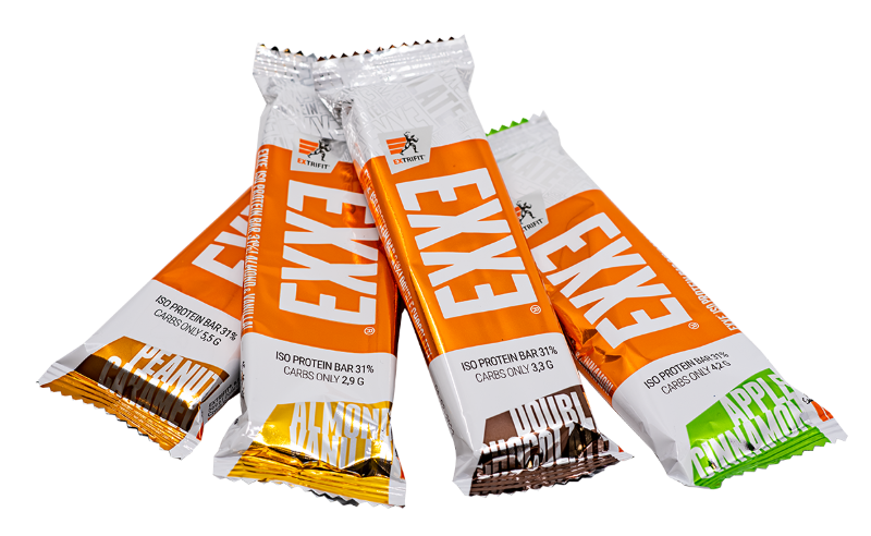 EXTRIFIT EXXE® Protein Bar 65 g dvojitá čokoláda