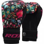 Boxerské rukavice RDX FL-3 floral/black vel. 12 oz