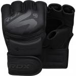RDX Noir Series rukavice Grappling F15 matné černé L