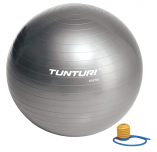 Gymnastický míč s pumpičkou TUNTURI stříbrný