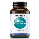 VIRIDIAN Beta Carotene 30 kapslí