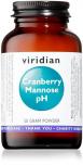 VIRIDIAN Cranberry Mannose pH (Brusnice, manóza a draslík) 50g