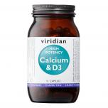 VIRIDIAN High Potency Calcium and D3 90 kapslí