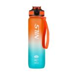 Tritánová fľaša na pitie NILS Camp NCD68 1000 ml oranžovo-modrá