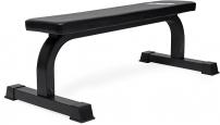 Posilovací lavice bench press VIRTUFIT Flat Fitness Bench černá