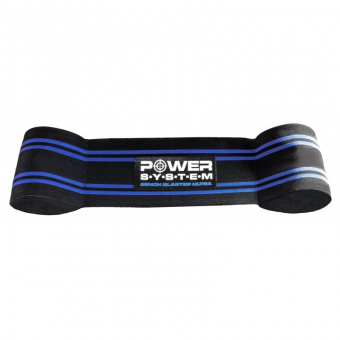 Posilovací guma Odporová guma Bench Blaster Ultra POWER SYSTEM modrá