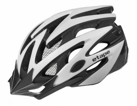 Cyklistická helma Etape Biker stříbrná