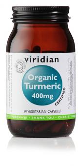 VIRIDIAN Tumeric 400 mg 90 kapslí