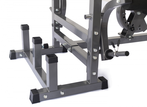 Posilovací lavice bench press TRINFIT Bench FX5 detail odkládáníg