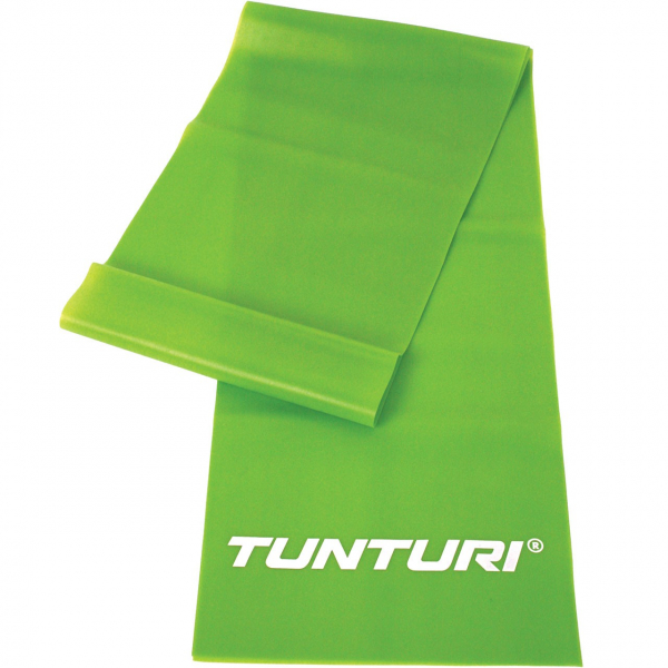 Posilovací guma Posilovací gumový pás Aerobic band TUNTURI střední - zelený