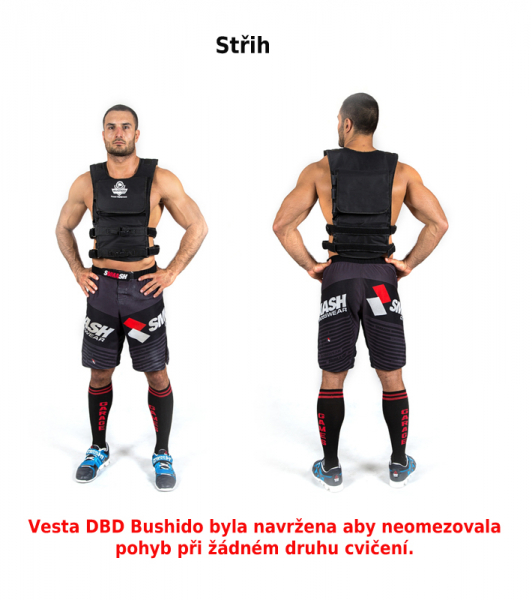 Zátěžová vesta DBX BUSHIDO 1-30 kg střih