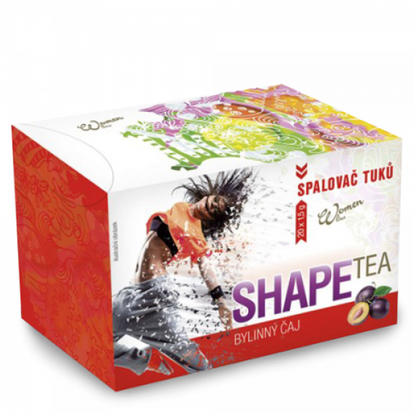 PROM-IN Shape Tea - Spalovač tuků 30 g švestka