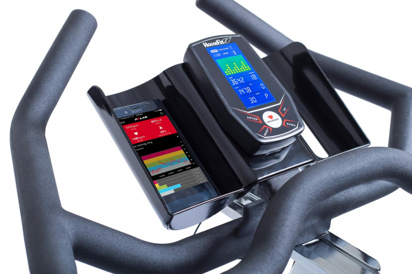 Cyklotrenažér HouseFit Racer 70_smartphone