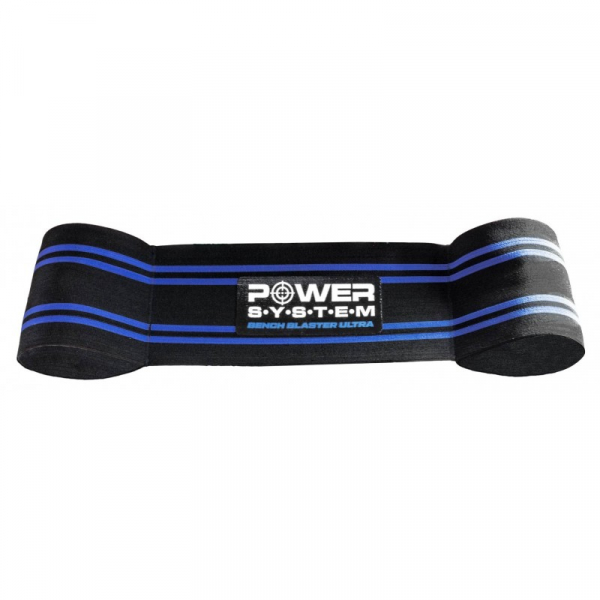 Posilovací guma Odporová guma Bench Blaster Ultra POWER SYSTEM modrá