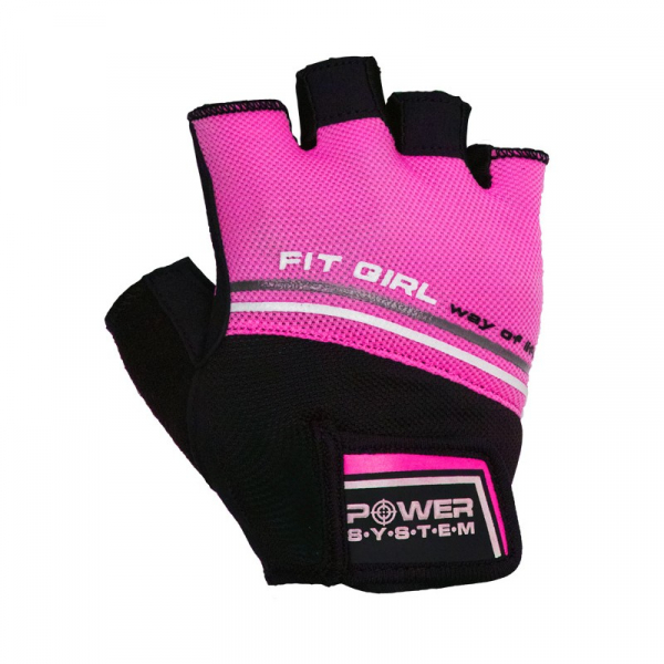 Fitness rukavice Fit Girl Evo růžové single