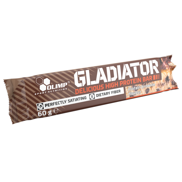 OLIMP Gladiator protein bar 60 g brownie