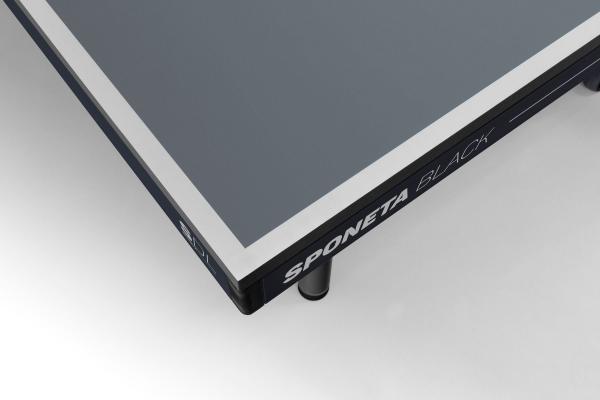 Stůl na stolní tenis SPONETA Design Line - Black Indoor - detail hrací desky