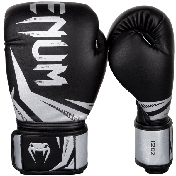 VENUM boxerské rukavice Challenger 3.0 černé stříbrné