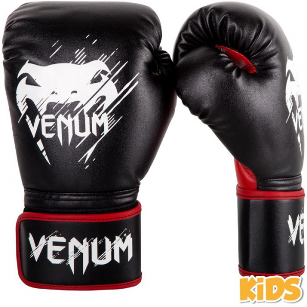 VENUM dětské boxerské rukavice Contender Kids černé červené
