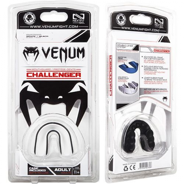 Chránič zubů Challenger VENUM bílo černý balení