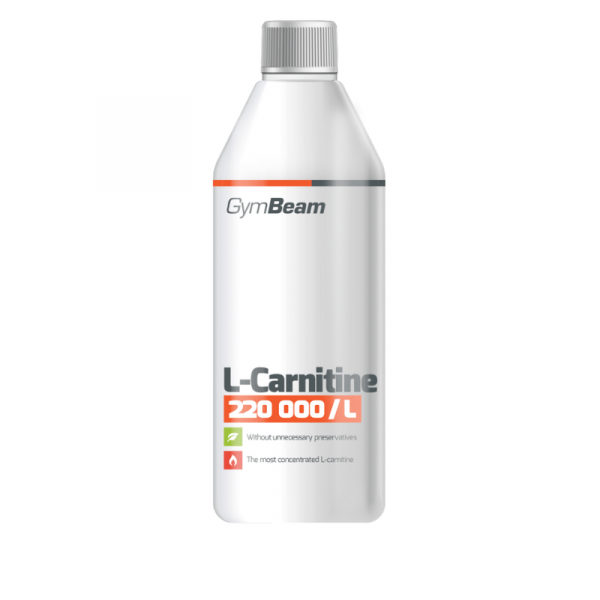 GymBeam L-Carnitine 220000 ml 500 ml pomeranč