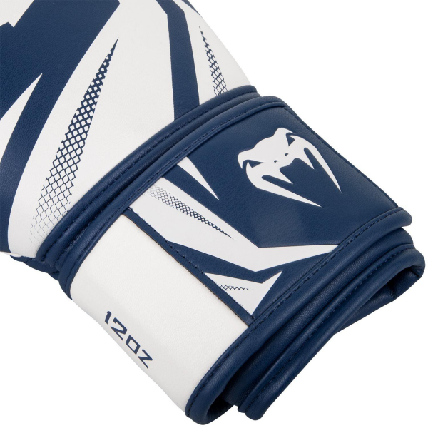 Boxerské rukavice Venum Challenger 3.0 modro bílé omotávka