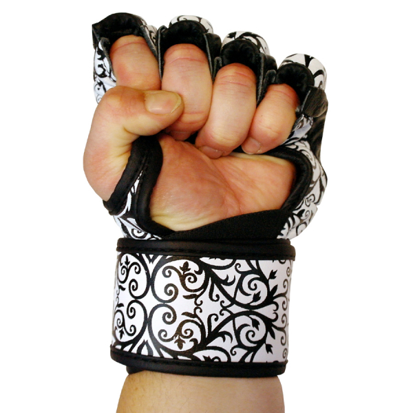 MMA rukavice BAIL tattoo - kůže fist