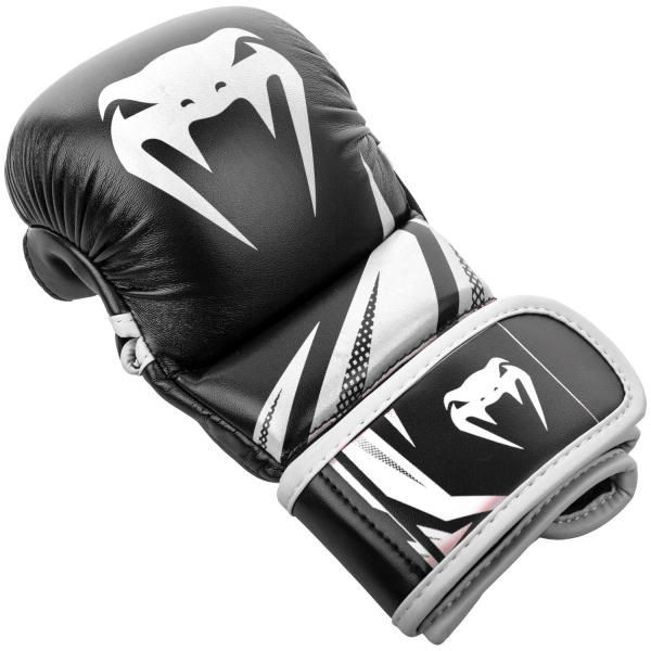 MMA sparring rukavice Challenger 3.0 černé bílé VENUM single