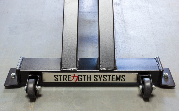 Posilovací lavice STRENGTHSYSTEM Deluxe Utility Bench 2.0_transportní kolečka