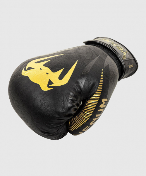 Boxerské rukavice Impact černé zlaté VENUM předek