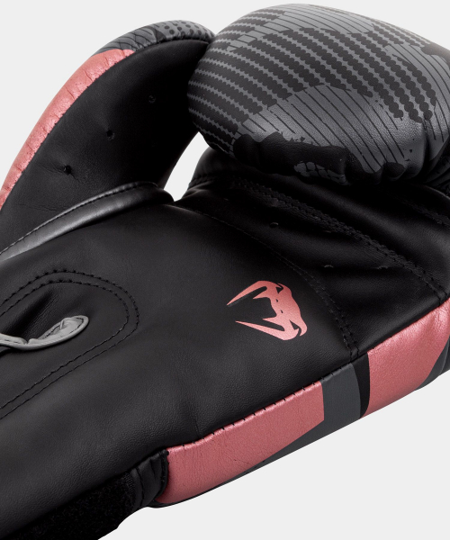 Boxerské rukavice Elite black pink gold VENUM inside