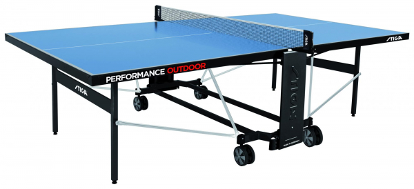 Stůl na stolní tenis venkovní STIGA Performance Outdoor z profilu