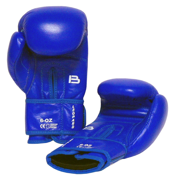 BAIL boxerské rukavice Leopard modré inside