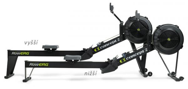 Veslovací trenažér Concept2 RowErg PM5 varianty