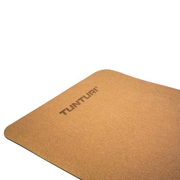 Podložka na jógu - korková TUNTURI Cork TPE Yoga Mat logo