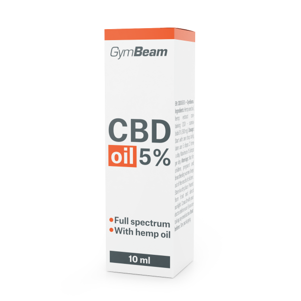 GymBeam CBD olej 5% 10 ml