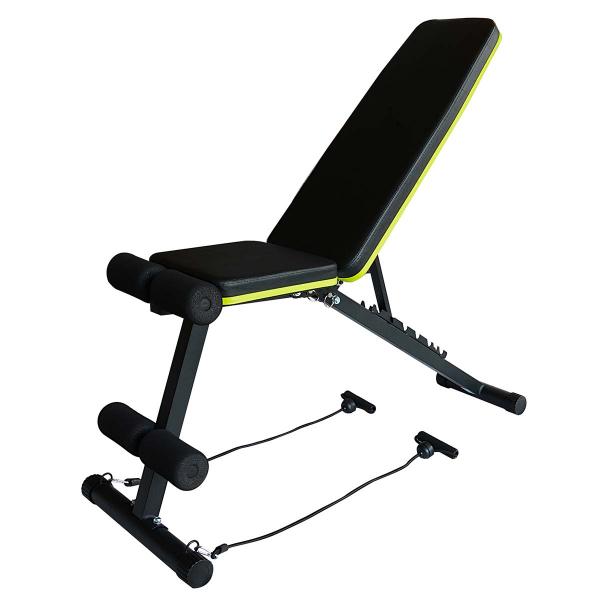 Posilovací lavice na břicho Multifunkční lavice sed-leh-bench plus s expandéry LIFEFIT