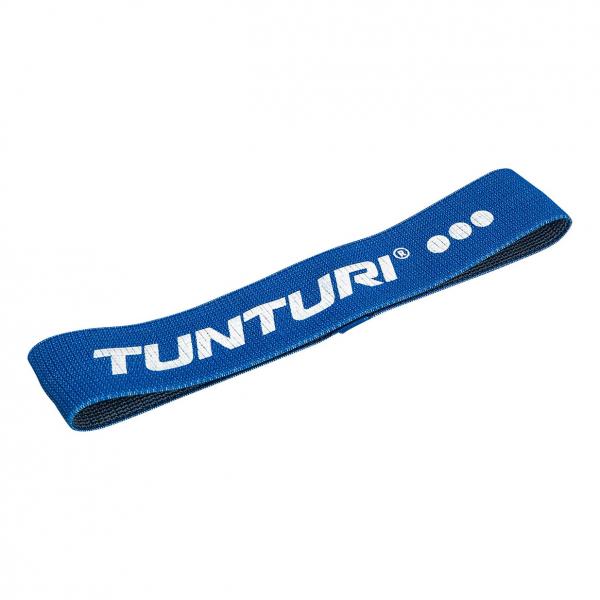 Posilovací guma Odporová guma textilní TUNTURI - těžká modrá