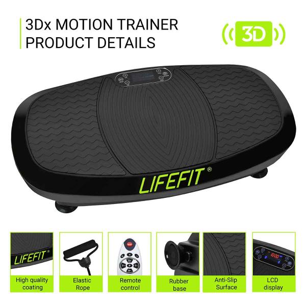 Vibrační deska Masažní deska LIFEFIT 3Dx MOTION TRAINER promo