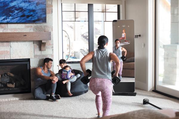 PROFORM Vue Digital Fitness cvičení s rodinou