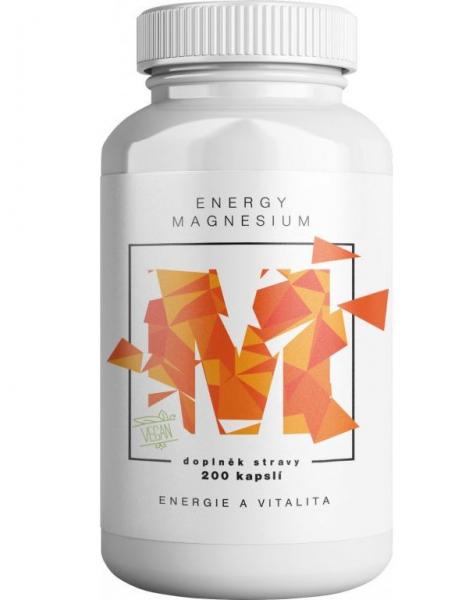 BrainMax Energy Magnesium, 1000 mg, 200 kapslí (Magnesium Malate - Hořcík malát, 164 mg).JPG