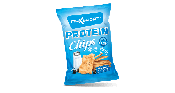 Max Sport Protein Chipsy Morská sůl a koření 45 g