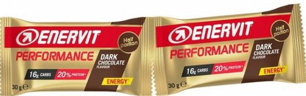 Enervit-Performance Bar 30+30 g tmavá čokoláda