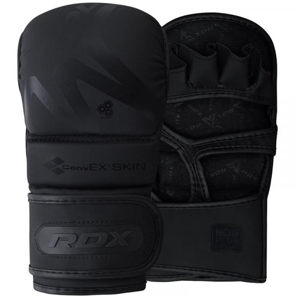 RDX Noir Series rukavice Grappling shooter F15 matte black pár