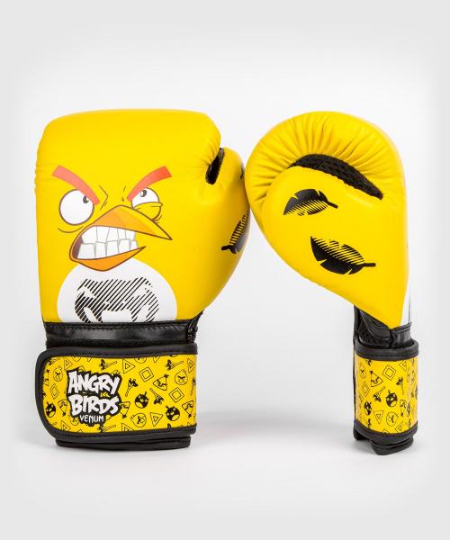 VENUM dětské boxerské rukavice Angry Birds žluté z boku