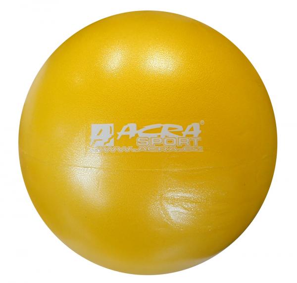 Rehabilitační míč Overball Acra 20 cm Žlutý