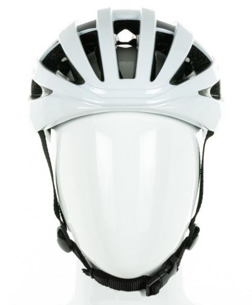 Cyklistická helma CRUSSIS 03011 bílá zepředu.JPG